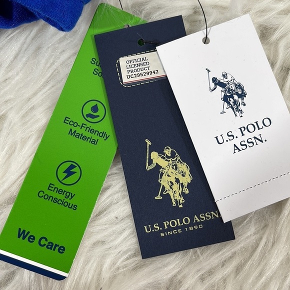 U.S. Polo Association Men's French Terry Shorts Size 2XL Color Blue BRAND NEW - Picture 8 of 12